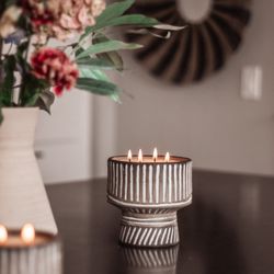 Concrete Poppy Design - Vouna Bowl Candle