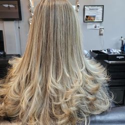 Bella Donna Hair Salon - Hair after, balayage and cut by Carolina!