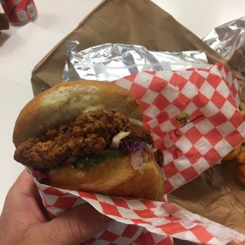 The Bird - Fried chicken sandwich with all the fixins - Chicken Shop Near Me - San Francisco, California The Bird - Fried chicken sandwich with all the fixins - Chicken Shop Near Me - San Francisco, California