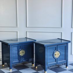 Unique By Ruth - Asian side tables refinished in a high-gloss sheen.