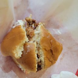 Chicken sandwich can't even hold itself together