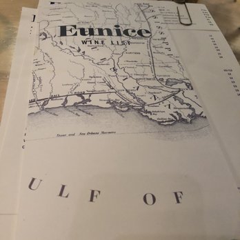 Eunice - Menus - Cajun/Creole Near Me - Houston, Texas