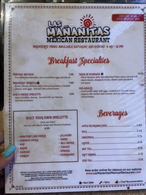 Menu photo 2 Las Mananitas Cypress, TX Menu photo 2 Las Mananitas Cypress, TX