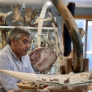 Rain Barrel - Scrimshaw on fossilized walrus tusks. - Arts & Crafts Near Me - Ketchikan, Alaska Rain Barrel - Scrimshaw on fossilized walrus tusks. - Arts & Crafts Near Me - Ketchikan, Alaska