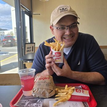 Roy Rogers - My wife capturing my excitement of returning to the restaurant. - Fast Food Near Me - Franconia, Virginia Roy Rogers - My wife capturing my excitement of returning to the restaurant. - Fast Food Near Me - Franconia, Virginia