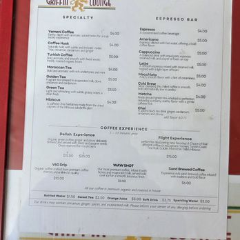 Griffin Lounge - Coffee & Tea Near Me - Petersburg, Virginia