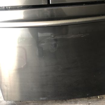 Lugino Appliances - Huge scratch on the front! After it was attempted to be delivered, Lady said, "it's not that big of a scratch, you can't tell" - Appliances Near Me - Oakland Park, Florida Lugino Appliances - Huge scratch on the front! After it was attempted to be delivered, Lady said, "it's not that big of a scratch, you can't tell" - Appliances Near Me - Oakland Park, Florida