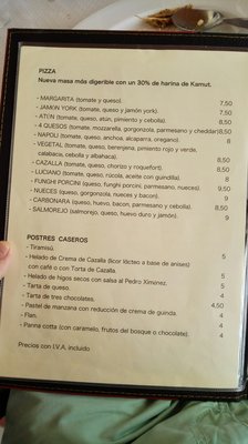 Menu photo 1 Cortijo Vistalegre Cazalla de la Sierra, SE