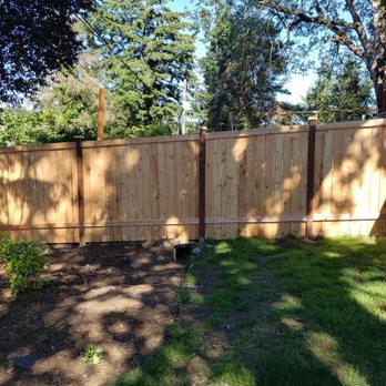 Goodrow’s Fence & Deck - Added fence to divide our yard in half per our request - Fences & Gates Near Me - Tacoma, Washington