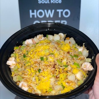 Soul Rice - Xo Seafood Fried Rice with Seafood, Dry Scallops, Garlic Celery, and Green Onion. - Chinese Near Me - Pacifica, California Soul Rice - Xo Seafood Fried Rice with Seafood, Dry Scallops, Garlic Celery, and Green Onion. - Chinese Near Me - Pacifica, California