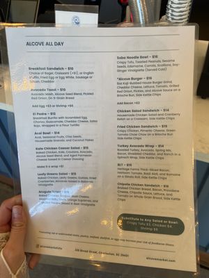 Menu photo 2 Alcove Market Charleston, SC