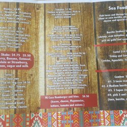 Mi Casa Authentic Mexican Cuisine - Menu