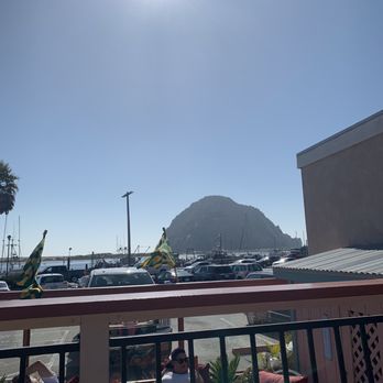 Bayfront Inn - The view from the upper deck - Hotels Near Me - Morro Bay, California