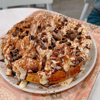 Cafe Auburndale - Tiramisu waffle - Coffee & Tea Near Me - Flushing, New York Cafe Auburndale - Tiramisu waffle - Coffee & Tea Near Me - Flushing, New York
