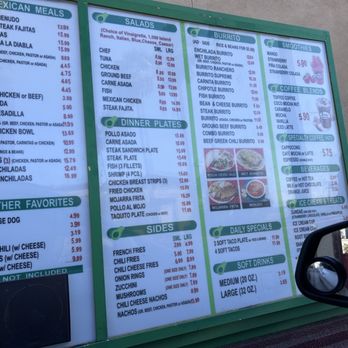 Avocado Burger - Drive thru menu Sept 2025 - Mexican Near Me - Moreno Valley, California