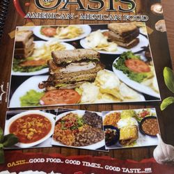 Oasis Cafe - Menu