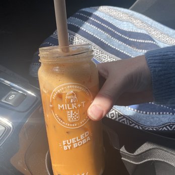 MILK+T Mini - Thai Tea with boba - Bubble Tea Near Me - Portland, Oregon MILK+T Mini - Thai Tea with boba - Bubble Tea Near Me - Portland, Oregon