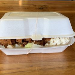 Aloha Hawaiian BBQ - Generous portions! Chicken Katsu Mini Meal