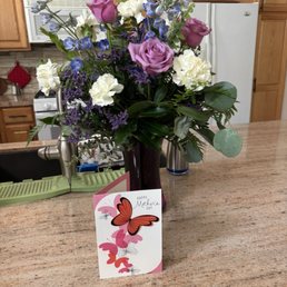 I paid $120 for this and I asked for red, yellow, orange and white flowers. This doesn't look like what I requested!