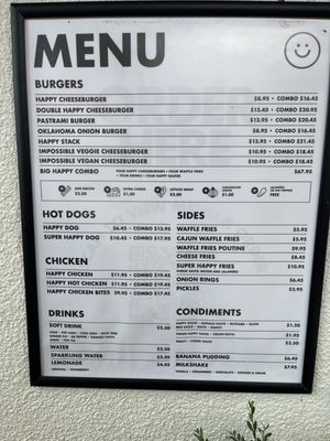 Menu photo 1 Happy Burger Toronto, ON