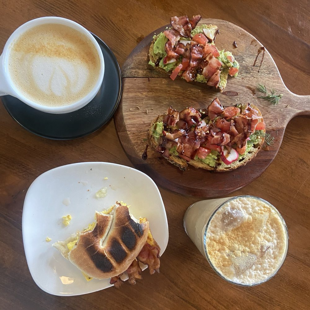 PROVIDER - Butterscotch latte, avocado toast, bacon breakfast sandwich, iced butterscotch latte - Coffee & Tea Near Me - Indianapolis, Indiana PROVIDER - Butterscotch latte, avocado toast, bacon breakfast sandwich, iced butterscotch latte - Coffee & Tea Near Me - Indianapolis, Indiana