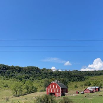Shepherd's Farm - a red barn in a field - New American Near Me - Confluence, Pennsylvania