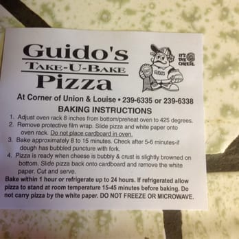 Guido's Pizza Take-U-Bake - Pizza Near Me - Manteca, California Guido's Pizza Take-U-Bake - Pizza Near Me - Manteca, California