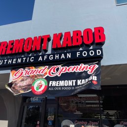 Exterior outside entrance of Fremont Kabob Restaurant - Outdoor sign - Santa Clara, California Exterior outside entrance of Fremont Kabob Restaurant - Outdoor sign - Santa Clara, California