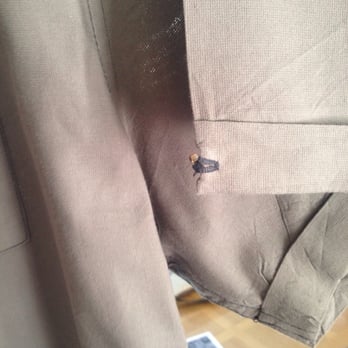 Jack Brown Cleaners - Destroyed button - Shoe Repair Near Me - Austin, Texas