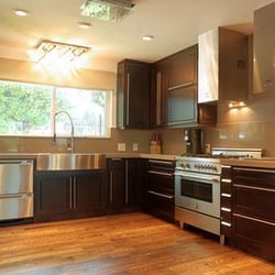J&K Kitchen Bath & Stone - Espresso Maple Kitchen (K8)
