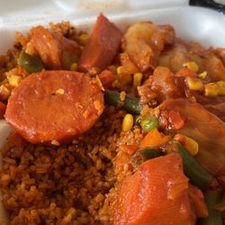 Badou Senegalese Cuisine - Veggie / Vegan Jolof rice Senegalese national dish