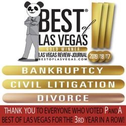 PandA Law Firm - THREEPEAT!  Thank you to everyone who voted us Best of Las Vegas Gold for the third year in a row!