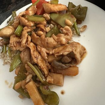 Le Dish - Kung Pao Chicken with brown rice - Chinese Near Me - Hamilton Township, New Jersey