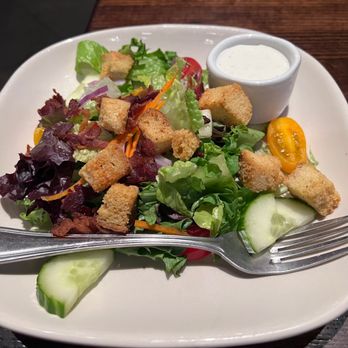 Jack Stack Barbecue - Freight House - Salad with ranch - Barbeque Near Me - Kansas City, Missouri Jack Stack Barbecue - Freight House - Salad with ranch - Barbeque Near Me - Kansas City, Missouri