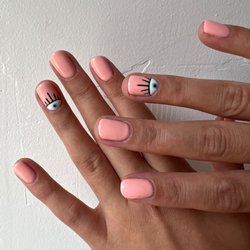 Ellie and Sass - Cute nail art by our technician Shinay.