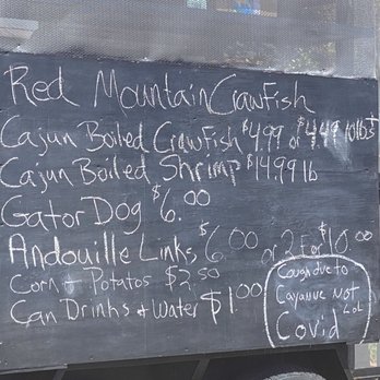 Red Mountain Crawfish - Menu - Seafood Near Me - Birmingham, Alabama Red Mountain Crawfish - Menu - Seafood Near Me - Birmingham, Alabama