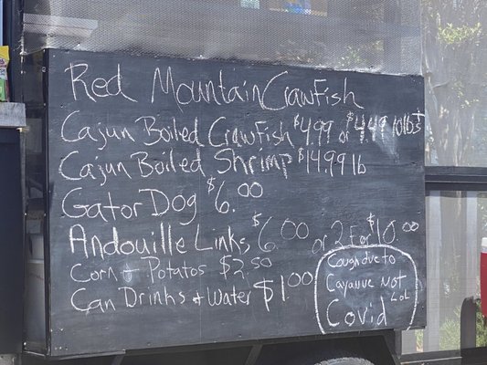 Menu photo 2 Red Mountain Crawfish Birmingham, AL Menu photo 2 Red Mountain Crawfish Birmingham, AL