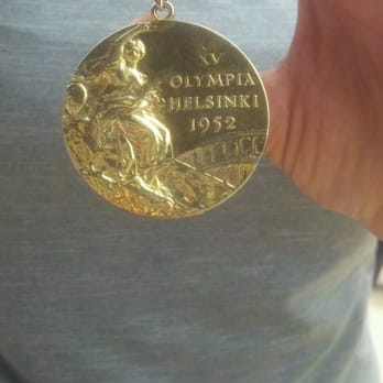 Washington Canoe Club - WCC member Frank Havens' gold canoe race medal from the 1952 Olympic games in Helsinki. - Boating Near Me - Washington, DC, District of Columbia Washington Canoe Club - WCC member Frank Havens' gold canoe race medal from the 1952 Olympic games in Helsinki. - Boating Near Me - Washington, DC, District of Columbia