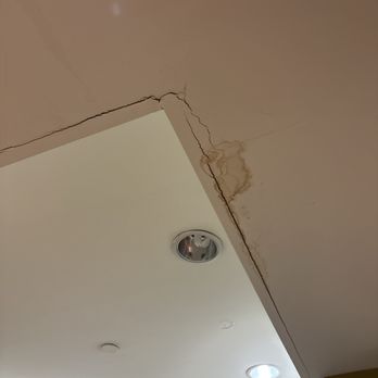 Wiseman Residential - One of the multiple water damaged stains since July 2025 - Apartments Near Me - Los Angeles, California