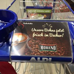 Aldi - Einkaufswagen mit Becherhalter