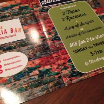 The Sangria Bar - Sunset Tapas Deal - Bars Near Me - Brisbane, QLD