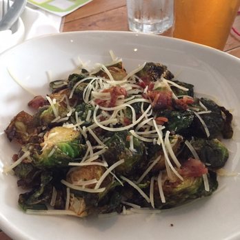 Benchmark Eatery - Brussels sprouts with bacon, yum - New American Near Me - Santa Barbara, California