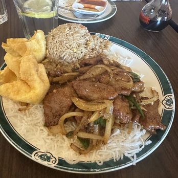 Pine Garden Restaurant - Mongolian Beef and Crab Puffs ( 10 ) - Chinese Near Me - Oregon City, Oregon Pine Garden Restaurant - Mongolian Beef and Crab Puffs ( 10 ) - Chinese Near Me - Oregon City, Oregon
