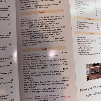 Thai Tara - Menu 4 - Thai Near Me - Newport News, Virginia Thai Tara - Menu 4 - Thai Near Me - Newport News, Virginia