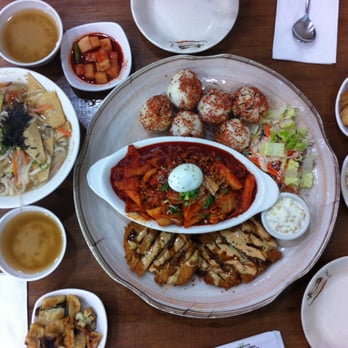 Rolly Kimbab - Special set--I asked to replace the fried rice with rice balls instead. - Korean Near Me - Flushing, New York Rolly Kimbab - Special set--I asked to replace the fried rice with rice balls instead. - Korean Near Me - Flushing, New York