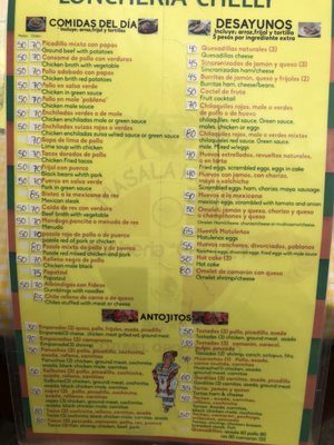 Menu photo 3 Lonchería Chelly San Miguel de Cozumel, ROO Menu photo 3 Lonchería Chelly San Miguel de Cozumel, ROO