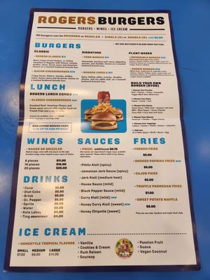 Menu photo 2 Rogers Burgers Brooklyn, NY Menu photo 2 Rogers Burgers Brooklyn, NY