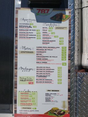 Menu photo 5 787 Mofongo Orlando, FL