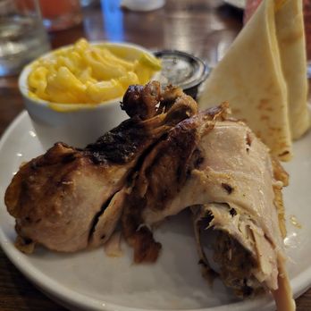 The Chicken Koop - 1/4 Dark Meat Chicken Plate with  Jalapeo Mac & Cheese - Chicken Shop Near Me - Downey, California