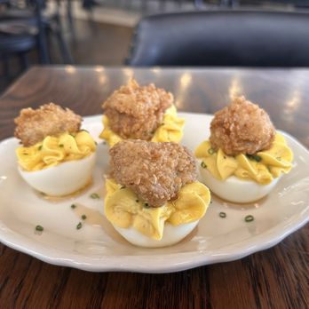 Relish Restaurant & Bar - Deviled Eggs - American Near Me - Houston, Texas Relish Restaurant & Bar - Deviled Eggs - American Near Me - Houston, Texas